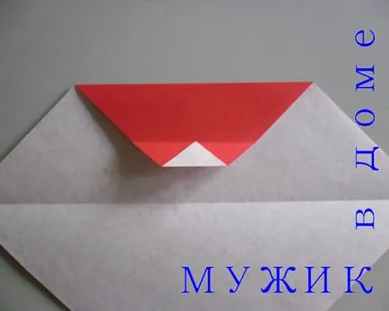 Hack Mikulás a papírt a kezét (origami)