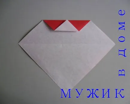 Hack Mikulás a papírt a kezét (origami)