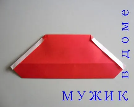 Hack Mikulás a papírt a kezét (origami)
