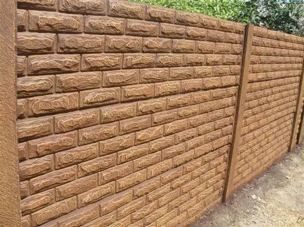 Festés beton kerítés - a választott anyagok és technológiák (nem kötelező) Festés beton kerítés - a választott anyagok és technológiák
