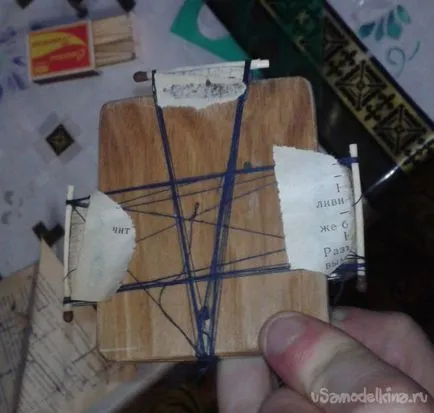 Telefon tartó fából kezük