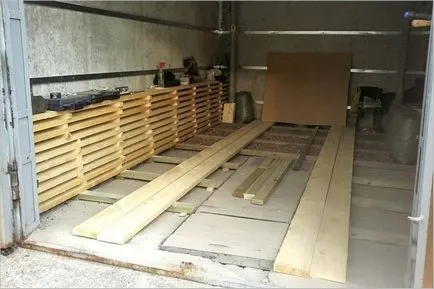 Az emeleten a garázsban, hogyan lehet egy fa padló a kezüket, lépésről lépésre