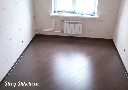 Floor kezével - az iskola épületében készség