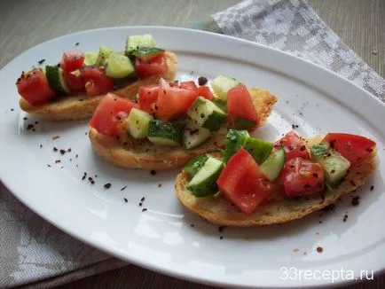 Paradicsom, sült sajttal kemencében, a recept egy fotó (sült) Paradicsom, sült sajttal kemencében, a recept egy fotót