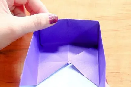Lépésről lépésre bemutató, hogyan lehet egy doboz papír (a lecke) Lépésről lépésre bemutató, hogyan lehet egy doboz papír