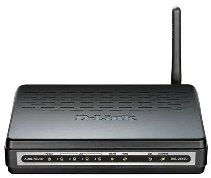 Irányított beállítás router d-link 2640u