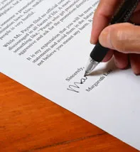 A regisztráció feltételei és egy hivatalos levél sablon angol
