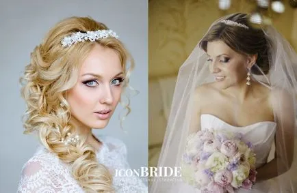 Frizura a tiara, iconbride