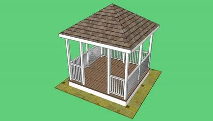 Project pavilon rajzok, mérések, diagramok, magát építő (rendszer) rajzok gazebo projekt méretei, rendszerek, magát építő