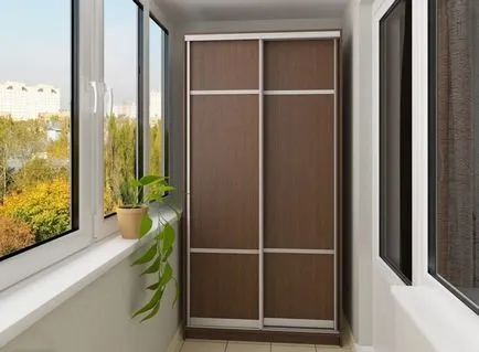 Cum de a face un dulap frumos la balcon (logie) cu ghidul mâini cu fotografii