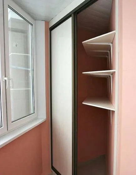 Cum de a face un dulap frumos la balcon (logie) cu ghidul mâini cu fotografii