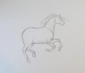 Cum de a desena un cal desen cu un creion în etape, copilul meu
