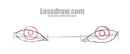Cum să atragă creion de ochi în etape, lessdraw