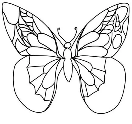 Cum de a desena un creion etape fluture, lessdraw