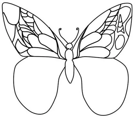 Cum de a desena un creion etape fluture, lessdraw