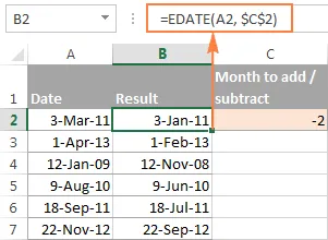 Cum se adaugă și scădere date, zile, săptămâni, luni și ani pentru a excela