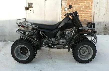 Cum sa faci casa 4x4 ATV-uri de la motociclete Ural cu desene mâinile sale, fotografii și video