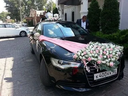 Cum sa faci un decor pe masina de nunta cu mâinile (foto)