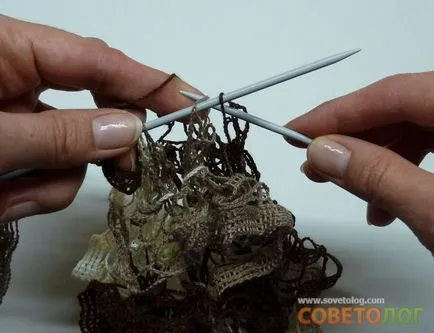 Cum de a lega o esarfa din fire cu bandă ace - sovietologist (Esarfe) Cum de a lega o esarfa din fire cu bandă ace - sovietologist