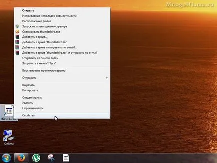 Cum pentru a reveni afișarea pictogramelor pe desktop și în bara de lansare rapidă (Windows 7)