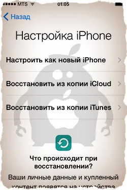 Cum de a restabili iPhone ca o nouă instrucțiune (noul iPhone) Cum de a restabili iPhone ca o nouă instrucțiune