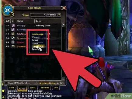 Cum să iasă din breasla în lumea warcraft (breasla) Cum să iasă din breasla în lumea warcraft