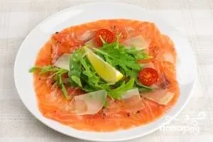 Carpaccio de somon - un pas cu pas reteta cu fotografiile de pe (culinare) Carpaccio de somon - un pas cu pas reteta cu fotografii de pe