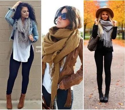Cum de a lega o esarfa frumos, pe un strat sau jacheta o mulțime de fotografii (Scarf) Cum de a lega o esarfa frumos, pe un strat sau jacheta o mulțime de fotografii