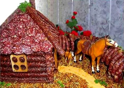 Design-ul frumos de carne și brânzeturi produse în casă