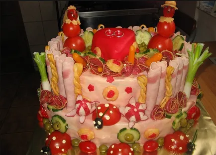 Design-ul frumos de carne și brânzeturi produse în casă