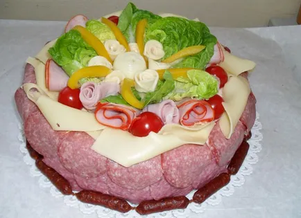 Design-ul frumos de carne și brânzeturi produse în casă