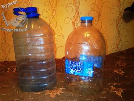 Coasta din sticle de plastic și pachete master-class