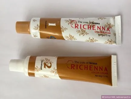 Crema pentru par cu richenna henna (nuanta albire blond) - comentarii, fotografii și preț (albire) Crema pentru par cu richenna henna (nuanta albire blond) - comentarii, fotografii și preț