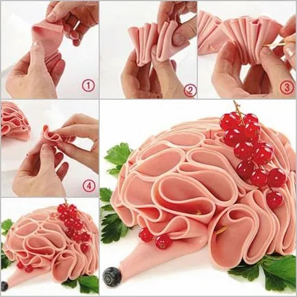 Design-ul frumos de carne și brânzeturi produse în casă
