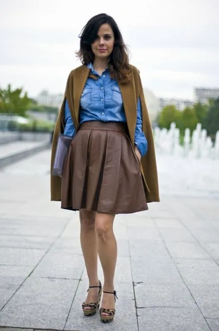 Fusta din piele ce să poarte fotografie, variante de model, stiluri