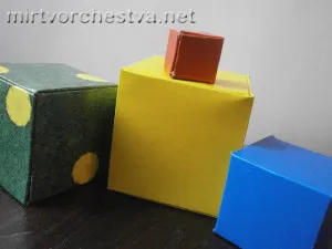 cuburi Master class lipirea de carton