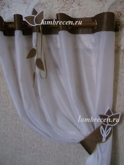 Master class, capse instalare, perdele, Lambrichene, textile acasă propriile mâini