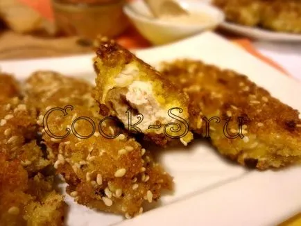 Nuggets - un pas cu pas reteta cu fotografii, feluri de mâncare de pui