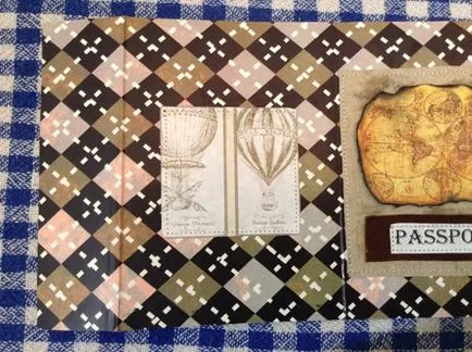 Acoperiți pentru un pașaport în domeniu scrapbooking trei opțiuni într-o clasă de master (trage acul de dedesubt) Acoperiți pe pașaportul în domeniu scrapbooking trei opțiuni într-o singură clasă de master-