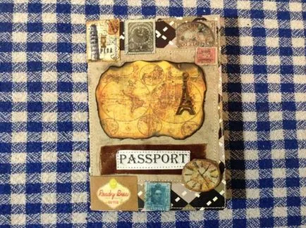 Acoperiți pentru un pașaport în domeniu scrapbooking trei opțiuni într-o clasă de master (noduri sigure cut) Acoperiți pe pașaportul în domeniu scrapbooking trei opțiuni într-o singură clasă de master-