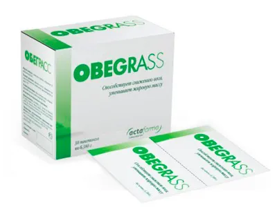 Pulbere pentru compoziția de slăbire și obegrass aplicare