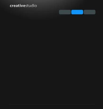 Desenați un șablon pentru site-ul studioului de creație (Creative) Desenați un șablon pentru site-ul studioului de creație