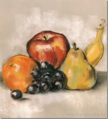 Desenați o viață încă cu fructe, desen lume (este necesar să se accentueze forma) Desenați o viață încă cu fructe, desen lume