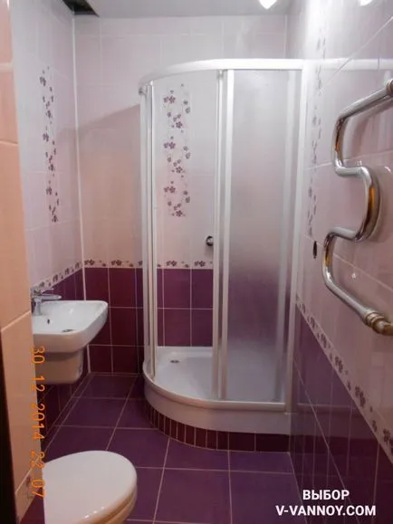 Renovat baie de dimensiuni mici de 2-4 metri pătrați - 40 de fotografii