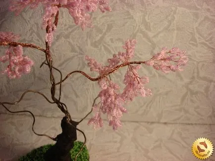 Sakura șirag de mărgele cu mâinile sale, o clasă de master pentru începători, țesut cu pas cu pas fotografii