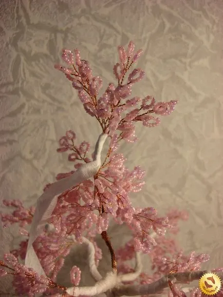Sakura șirag de mărgele cu mâinile sale, o clasă de master pentru începători, țesut cu pas cu pas fotografii