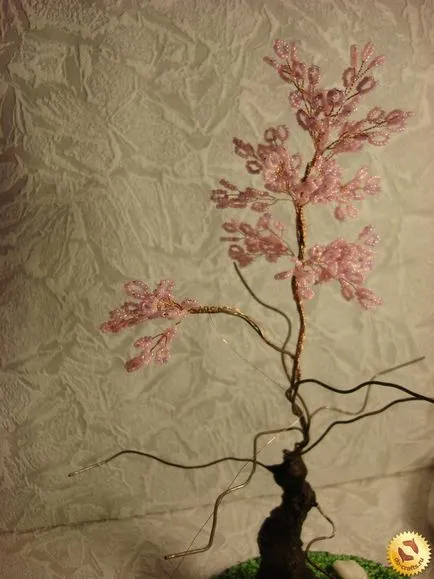 Sakura șirag de mărgele cu mâinile sale, o clasă de master pentru începători, țesut cu pas cu pas fotografii