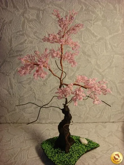 Sakura șirag de mărgele cu mâinile sale, o clasă de master pentru începători, țesut cu pas cu pas fotografii