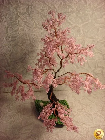 Sakura șirag de mărgele cu mâinile sale, o clasă de master pentru începători, țesut cu pas cu pas fotografii