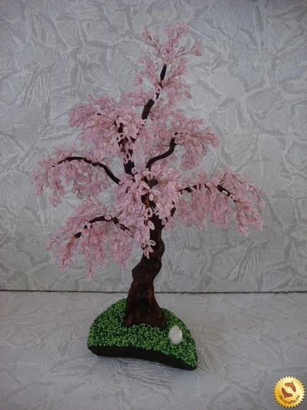 Sakura șirag de mărgele cu mâinile sale, o clasă de master pentru începători, țesut cu pas cu pas fotografii